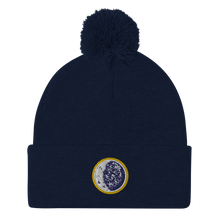 Load image into Gallery viewer, Secret Society Embroidered Beanie with Pom Pom