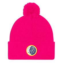 Load image into Gallery viewer, Secret Society Embroidered Beanie with Pom Pom